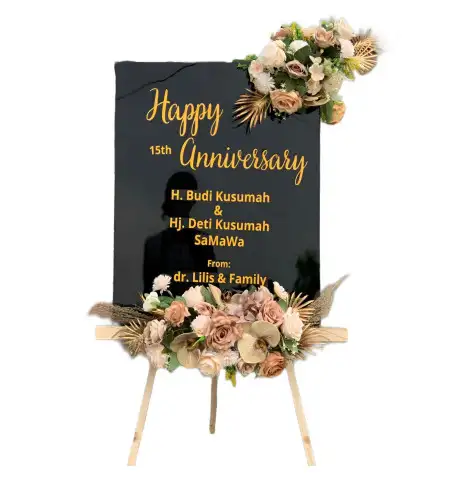 Papan Bunga Akrilik Kandung